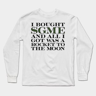 $GME to the Moon Long Sleeve T-Shirt